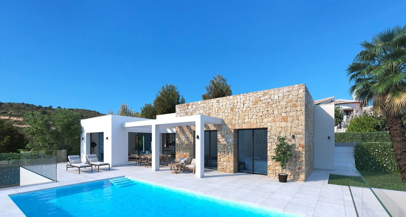 Design-Villenprojekt in der Urbanisation Solana II, nur 10 km von Denia entfernt