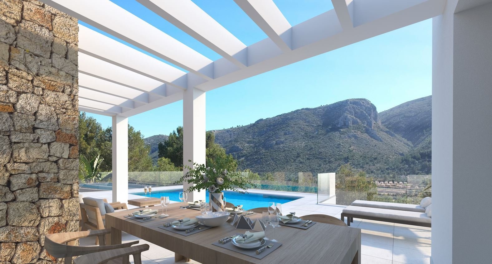 Design-Villenprojekt in der Urbanisation Solana II, nur 10 km von Denia entfernt