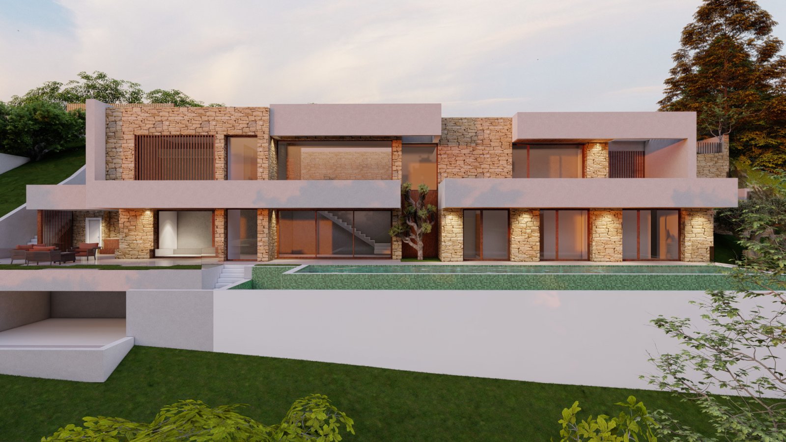 6378ALT Geräumige Neubauvilla mit atemberaubendem Meerblick in Altea Hills zu verkaufen