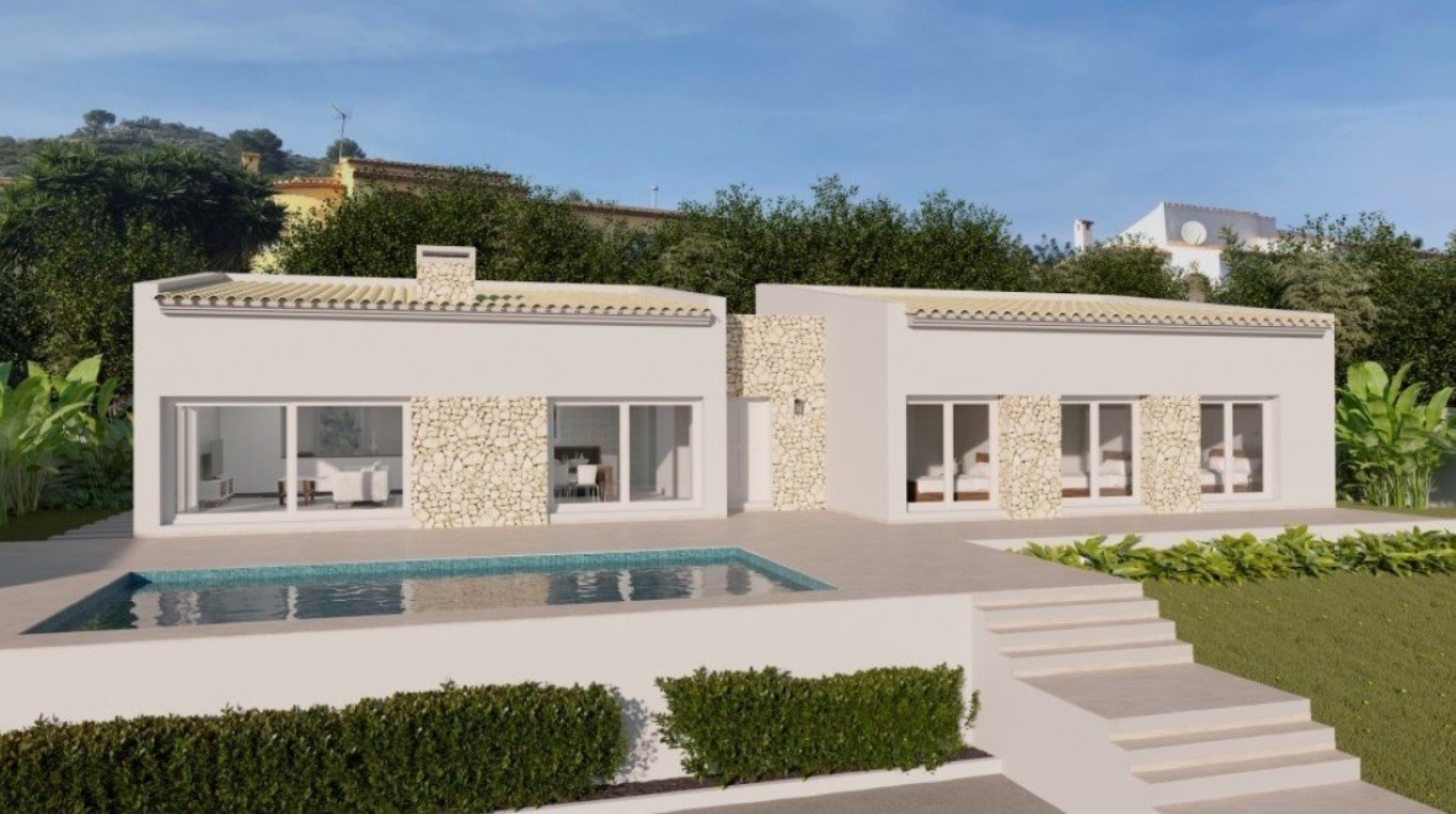 6461ALC Moderne einstöckige Neubauvilla in Alcalali zu verkaufen