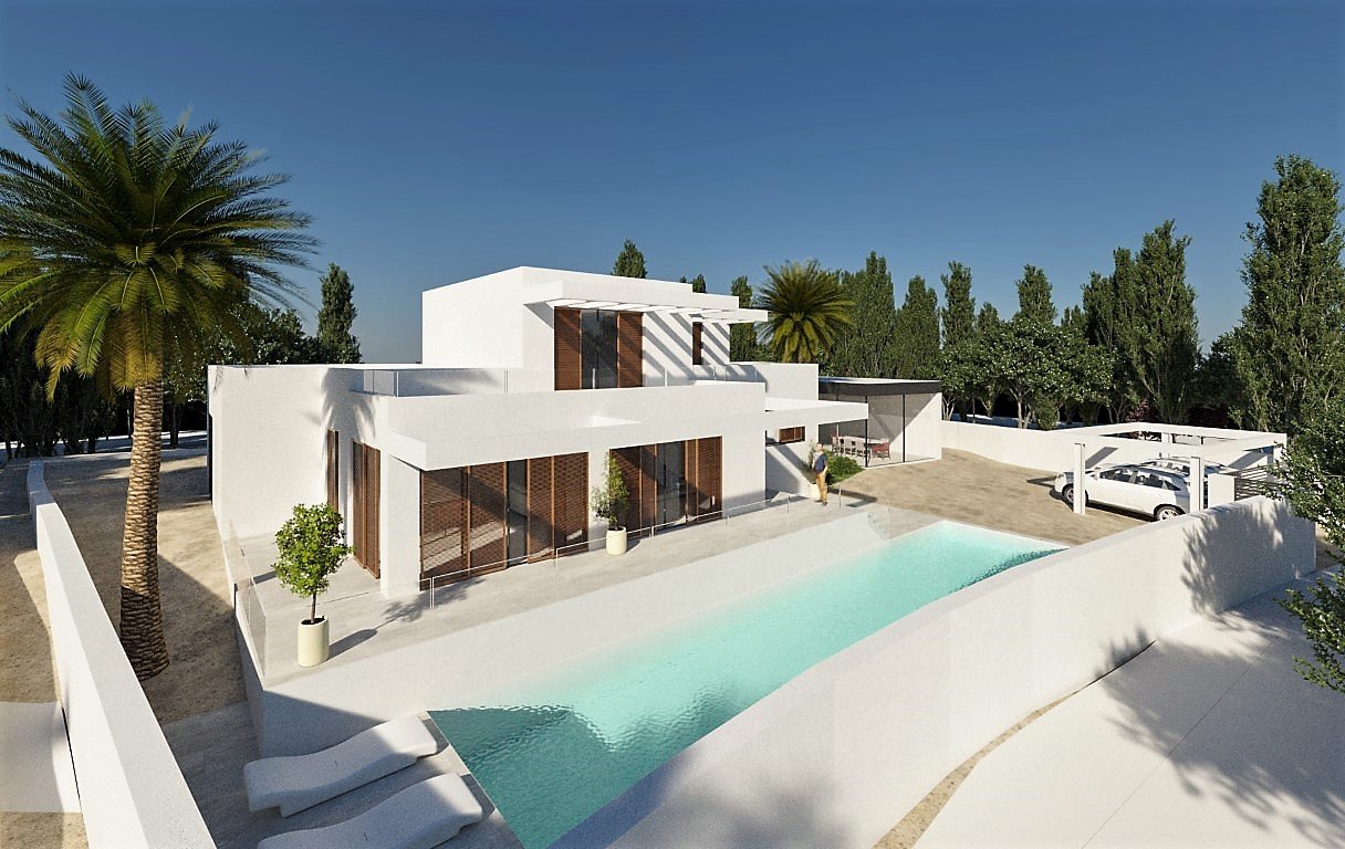 6155MOR Modernes Neubauprojekt zum Verkauf in fußläufiger Entfernung zum Zentrum und zum Strand von Moraira