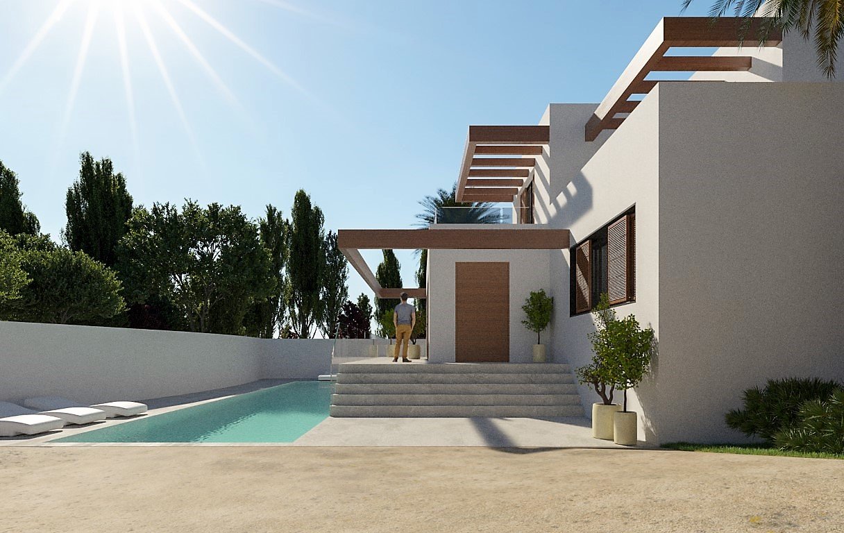 6155MOR Modernes Neubauprojekt zum Verkauf in fußläufiger Entfernung zum Zentrum und zum Strand von Moraira