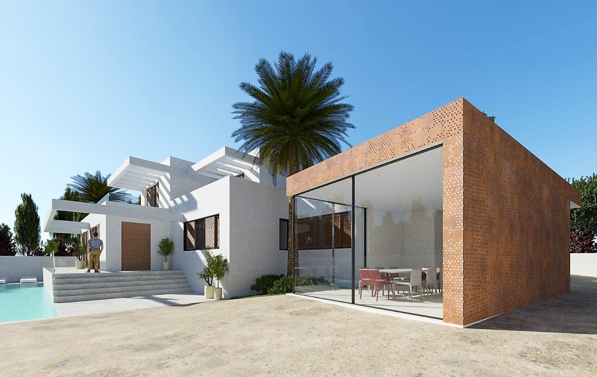 6155MOR Modernes Neubauprojekt zum Verkauf in fußläufiger Entfernung zum Zentrum und zum Strand von Moraira