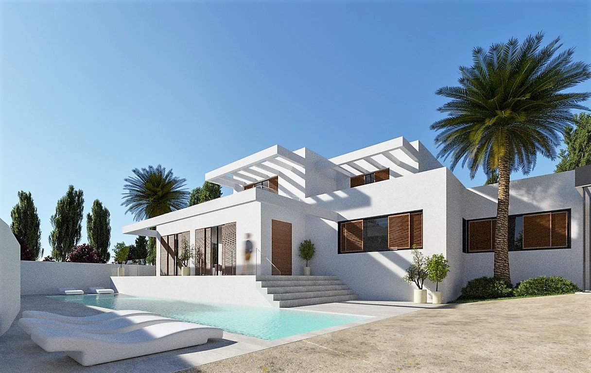 6155MOR Modernes Neubauprojekt zum Verkauf in fußläufiger Entfernung zum Zentrum und zum Strand von Moraira