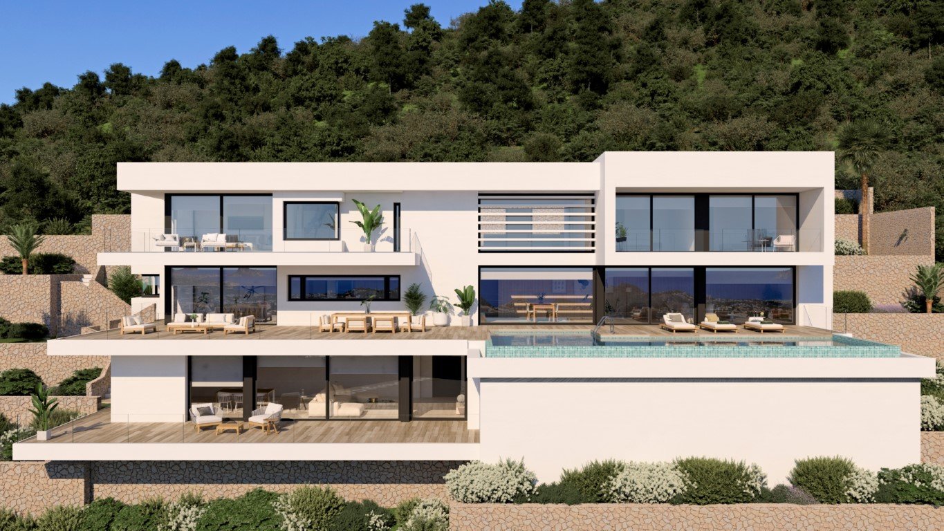 4040BELL Große Luxusvilla mit Meerblick zum Verkauf in Cumbre del Sol