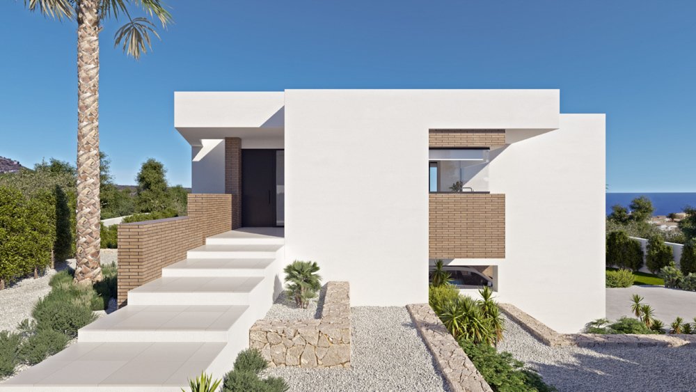 4178JAV Einzigartige Neubauvilla zum Verkauf mit Meerblick in Cumbre del Sol