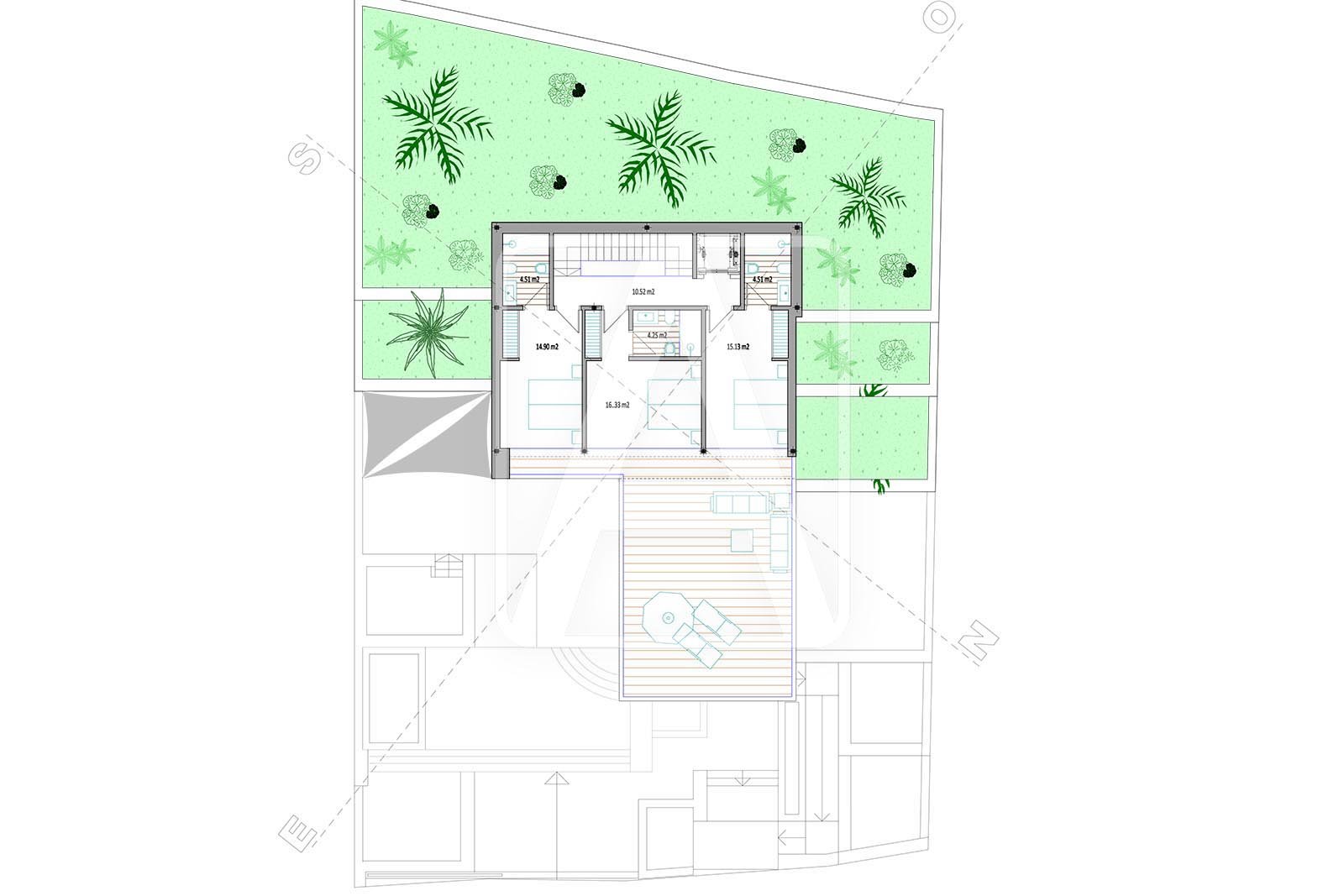 3230CAL Neu gebaute Villa zum Verkauf mit Meerblick in Calpe