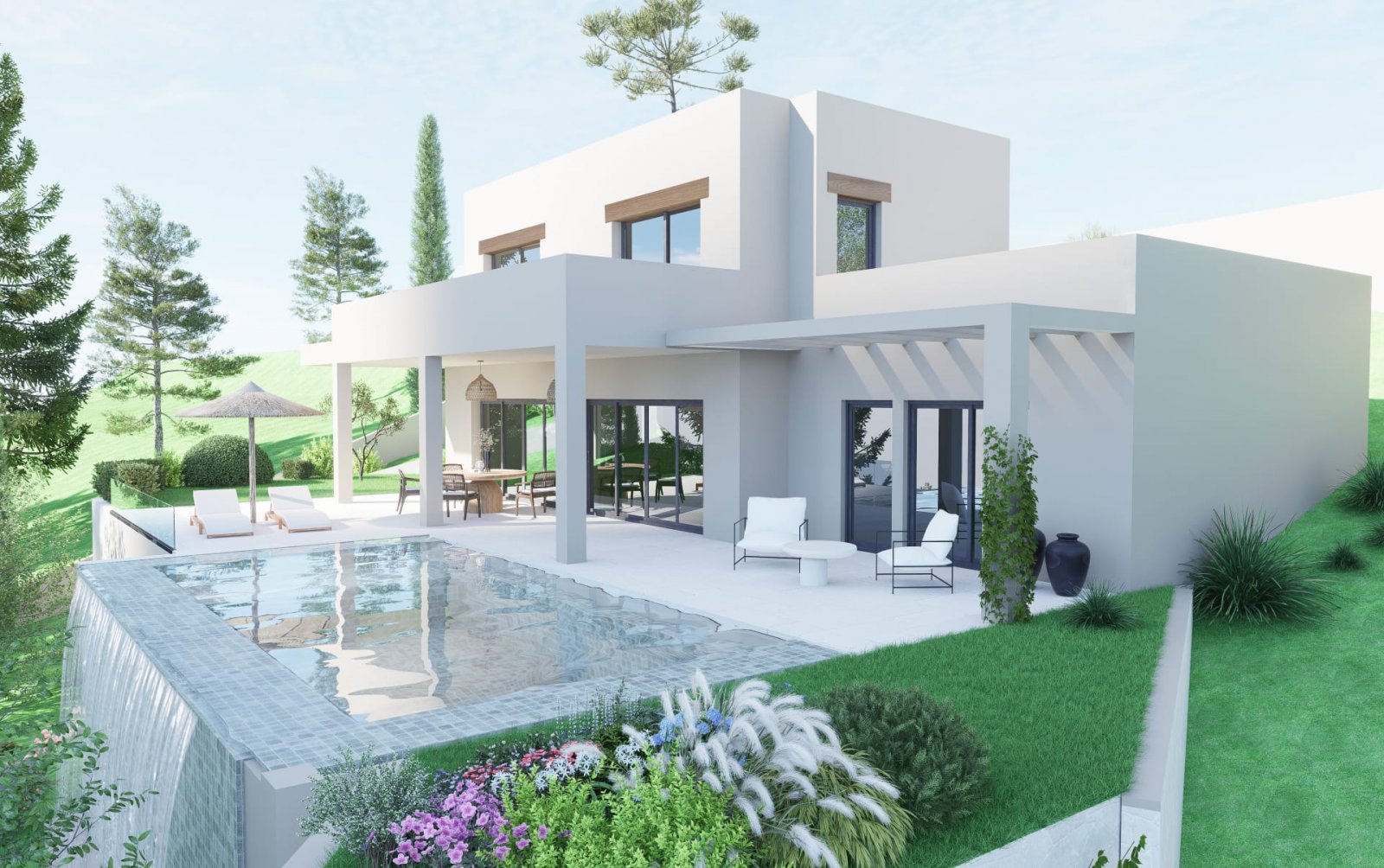 C4XY4519JAV Neubauvilla mit Blick auf den Montgó zu verkaufen in Rafalet, Jávea
