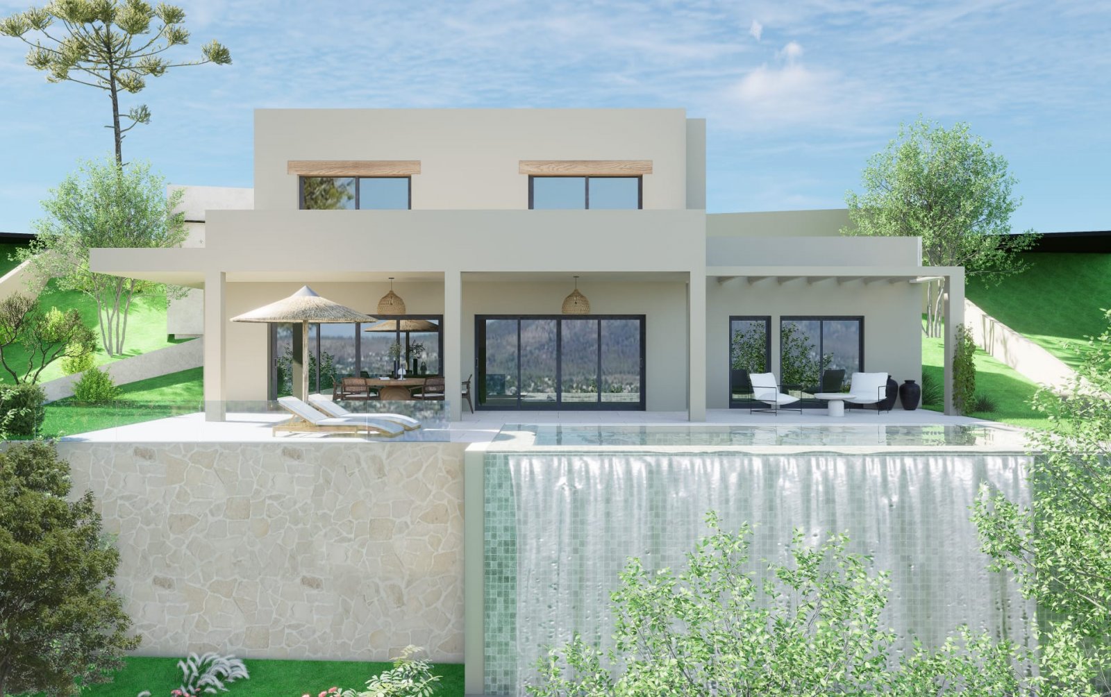 C4XY4519JAV Neubauvilla mit Blick auf den Montgó zu verkaufen in Rafalet, Jávea