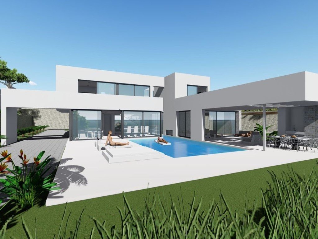 OFF6029CAL Moderne Neubauvilla mit Meerblick in Calpe zu verkaufen