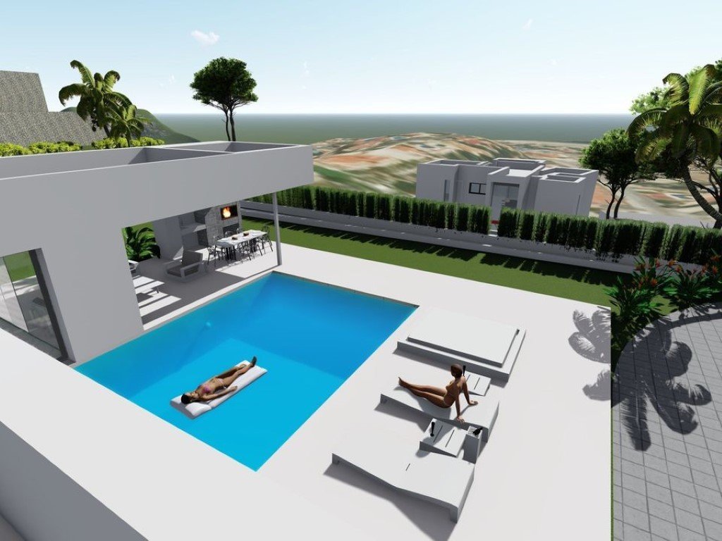 OFF6029CAL Moderne Neubauvilla mit Meerblick in Calpe zu verkaufen