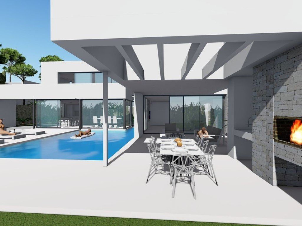 OFF6029CAL Moderne Neubauvilla mit Meerblick in Calpe zu verkaufen
