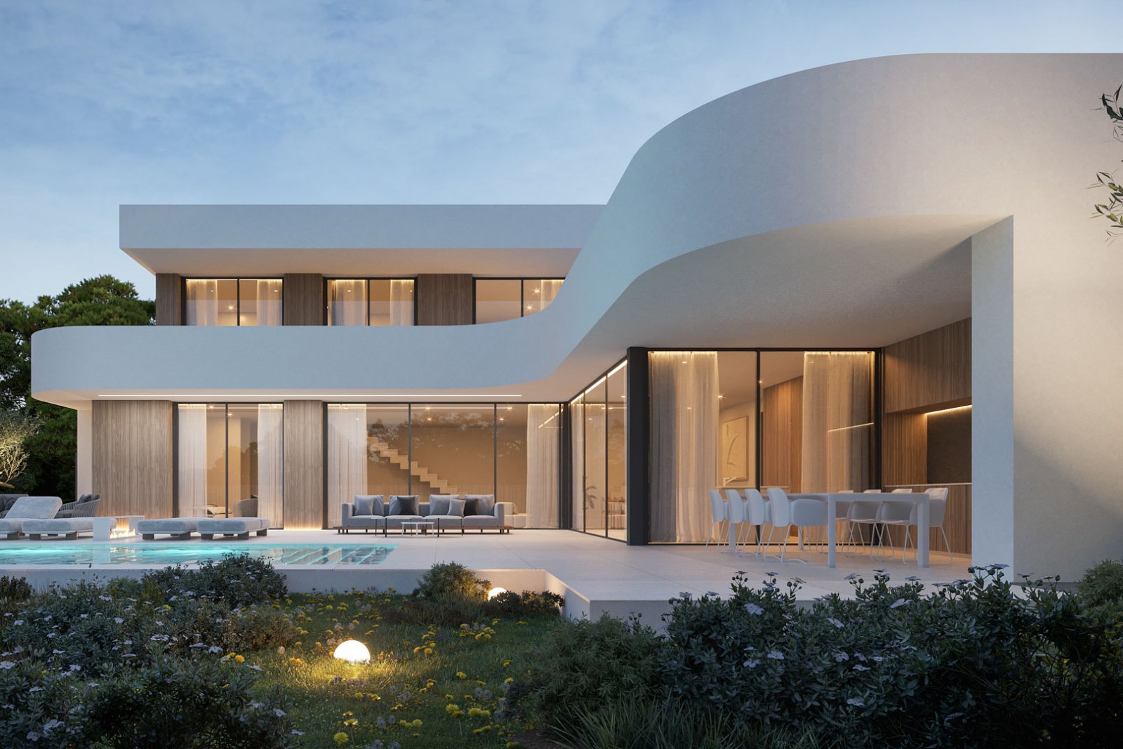8209MOR Modernes Villenprojekt mit garantierter Lizenz zum Verkauf in Moraira.