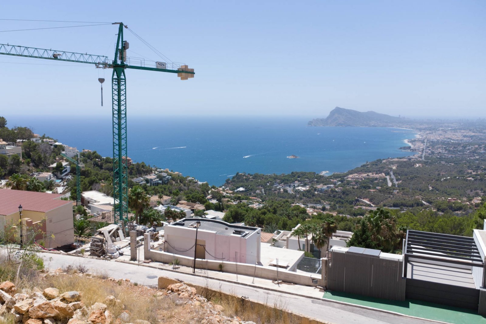 6150ALT Geräumiges Baugrundstück mit wunderschönem Meerblick zum Verkauf in Altea Hills