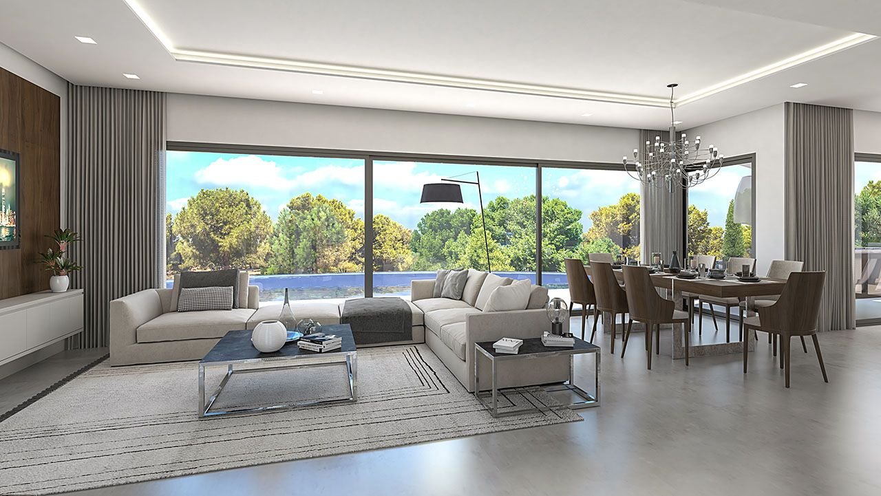 3511PEG Moderne neu gebaute Villa mit Meerblick in Pego zu verkaufen