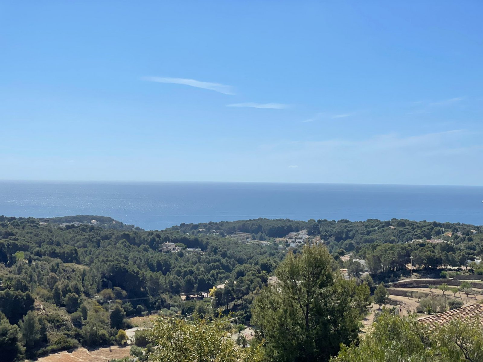 4324BEN Baugrundstück mit Panoramablick auf das Meer in Benissa zu verkaufen