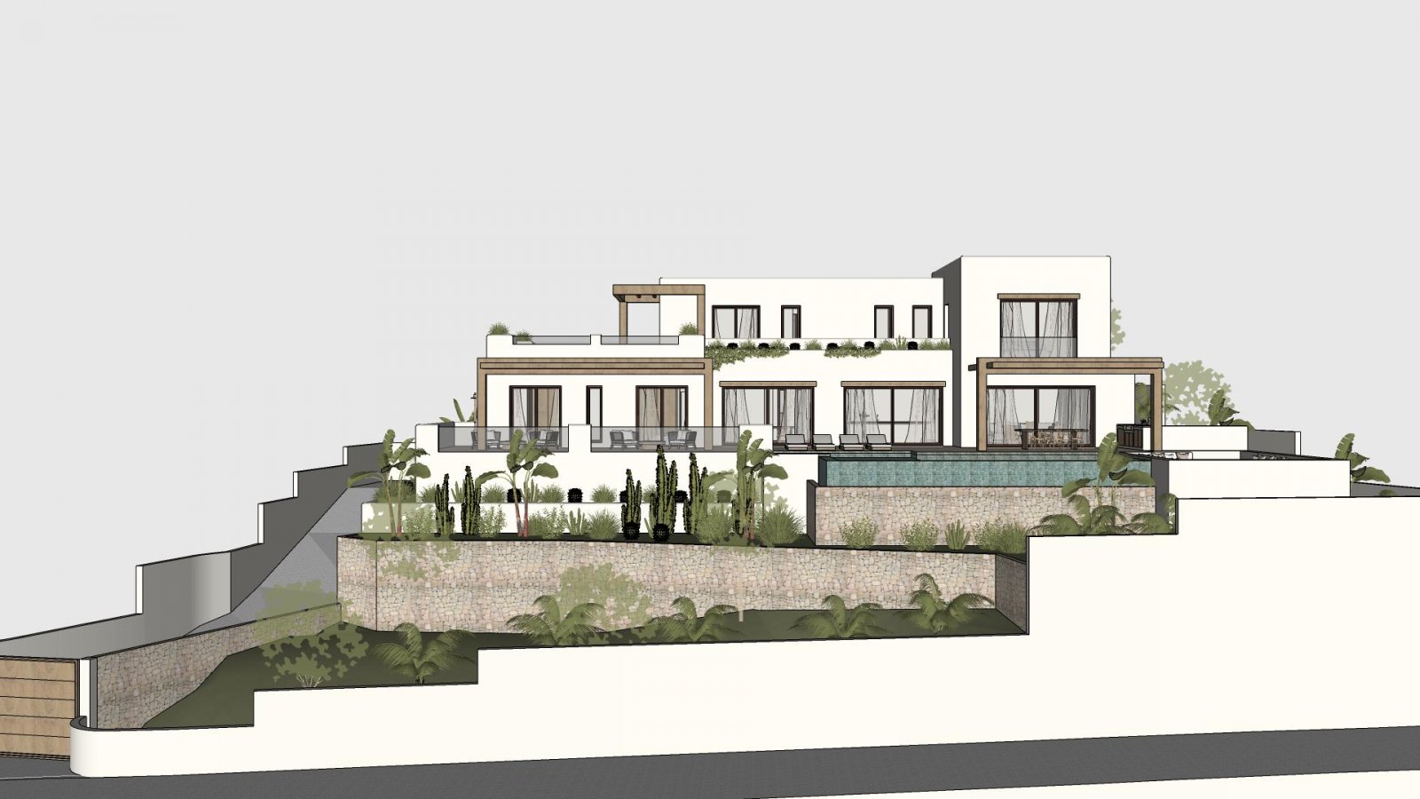 4587BEN Luxuriöse Neubauvilla mit Meerblick zum Verkauf in Benissa
