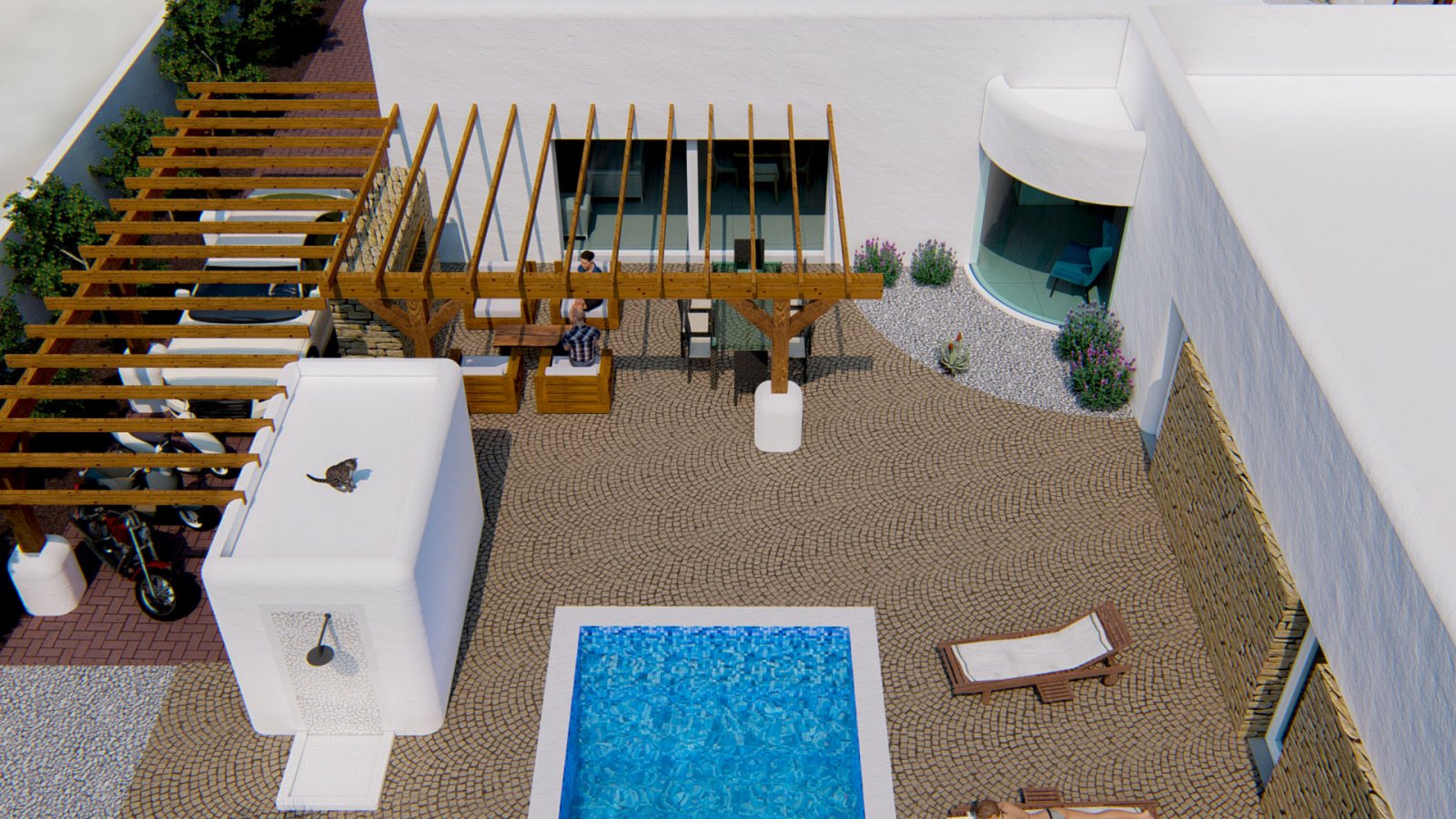 Projekt schöne ibizenkische Villa zum Verkauf in Alfaz del Pi
