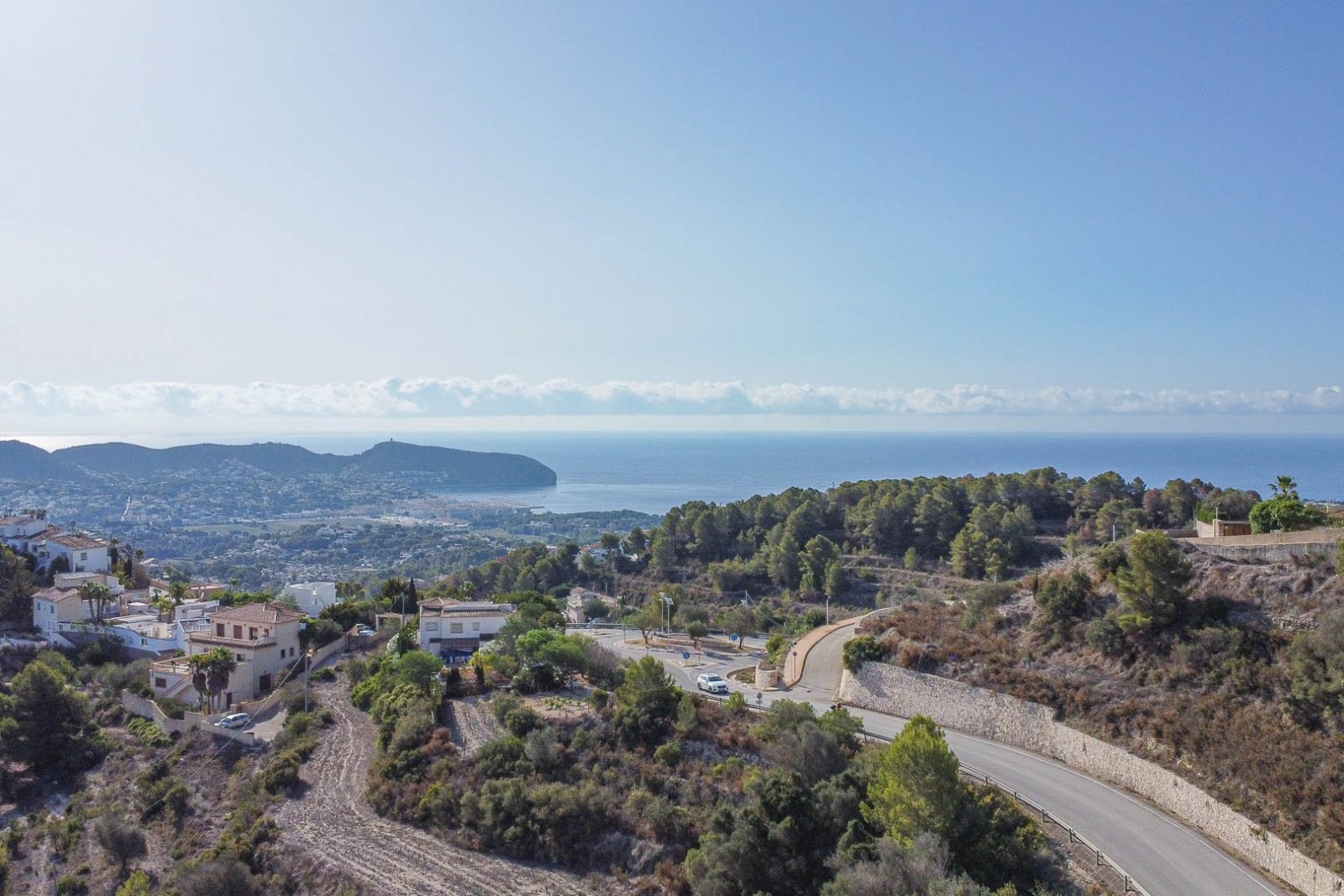 6358MOR Wunderschöne Villa im Ibiza-Stil mit Meerblick im Bau zum Verkauf in Moraira