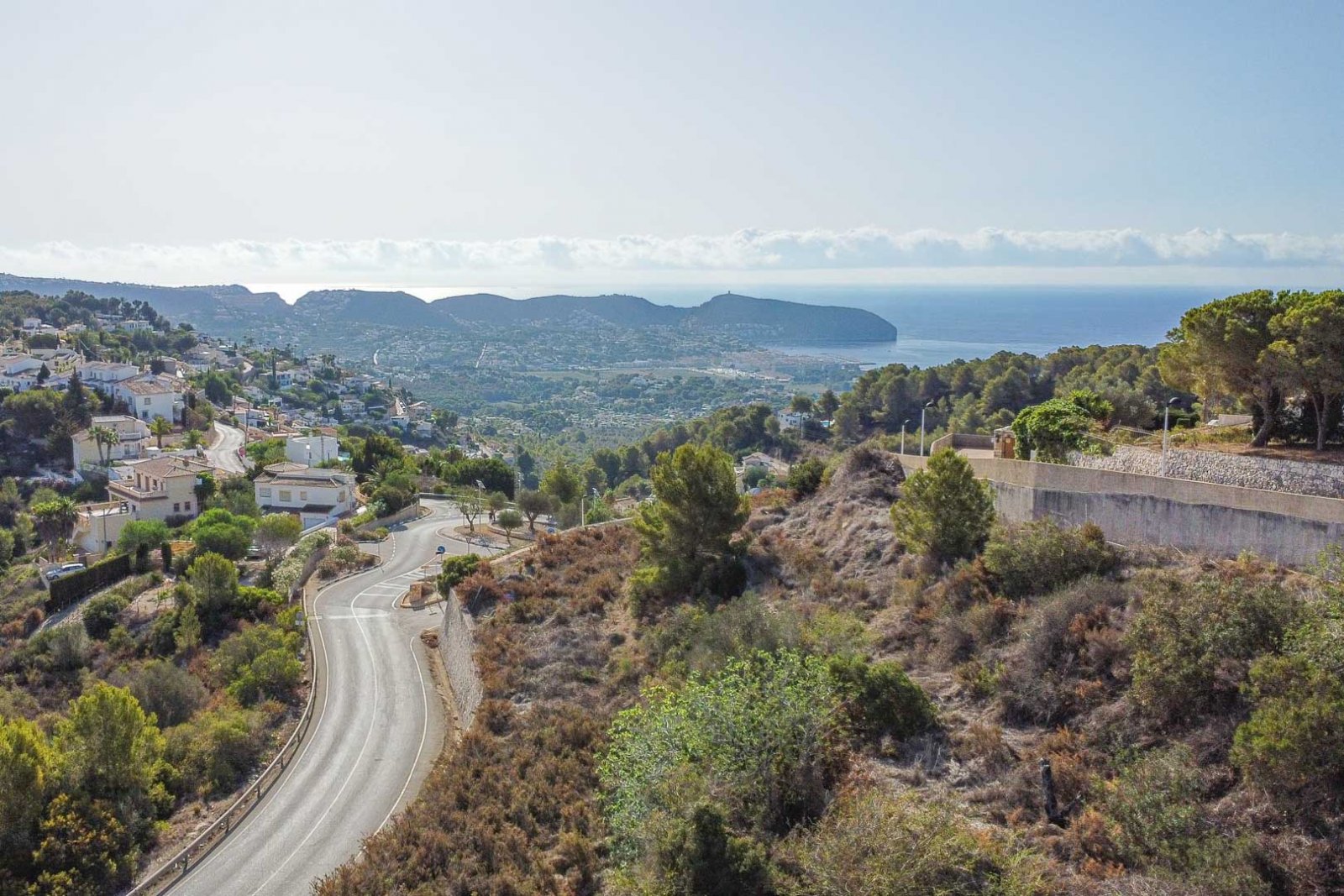 6358MOR Wunderschöne Villa im Ibiza-Stil mit Meerblick im Bau zum Verkauf in Moraira