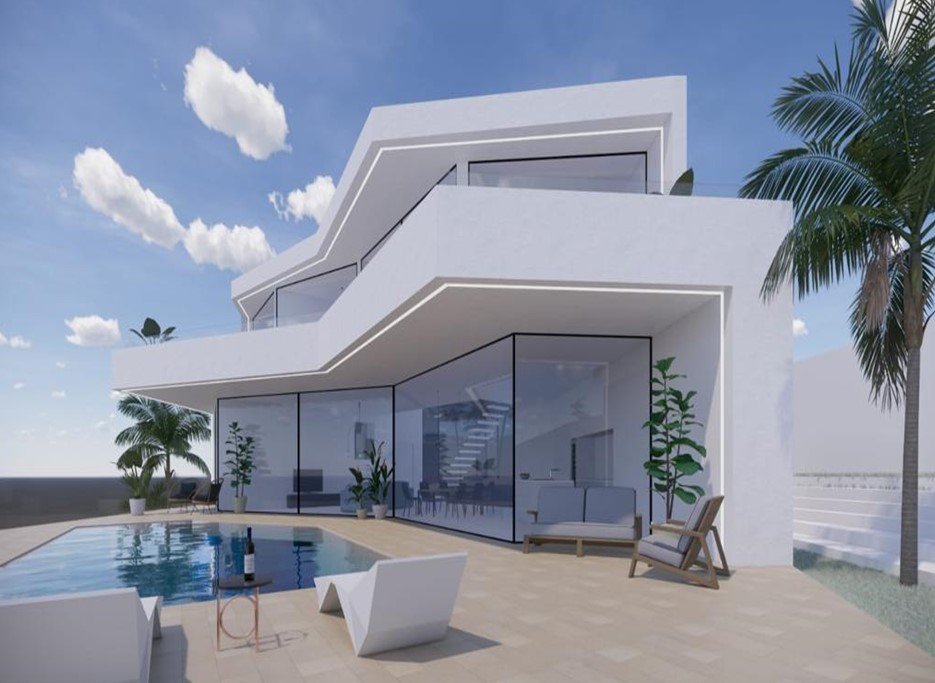 4299BEN Luxuriöse Neubauvilla mit fantastischem Meerblick in Benissa zu verkaufen