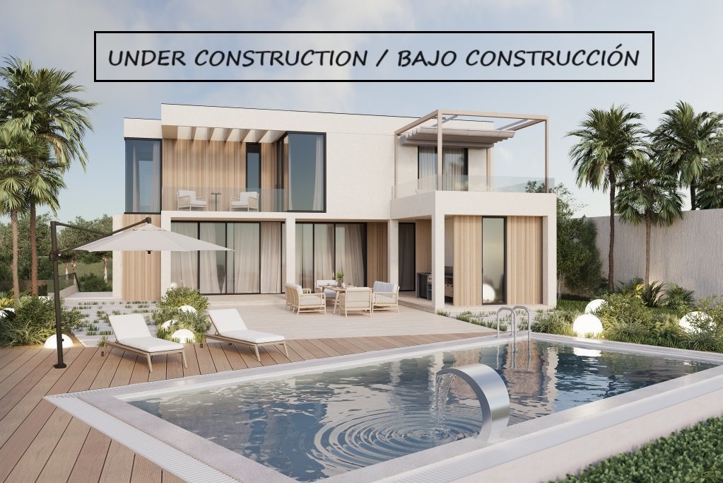 Calpe: C3XY4414CAL Moderne Villa mit Meerblick im Bau in Calpe  Calpe: C3XY4414CAL Moderne Villa mit Meerblick im Bau in Calpe