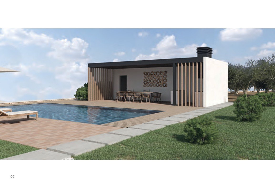 4516TEU Modernes Finca-Projekt mit beantragter Lizenz auf großem Grundstück in Teulada-Moraira