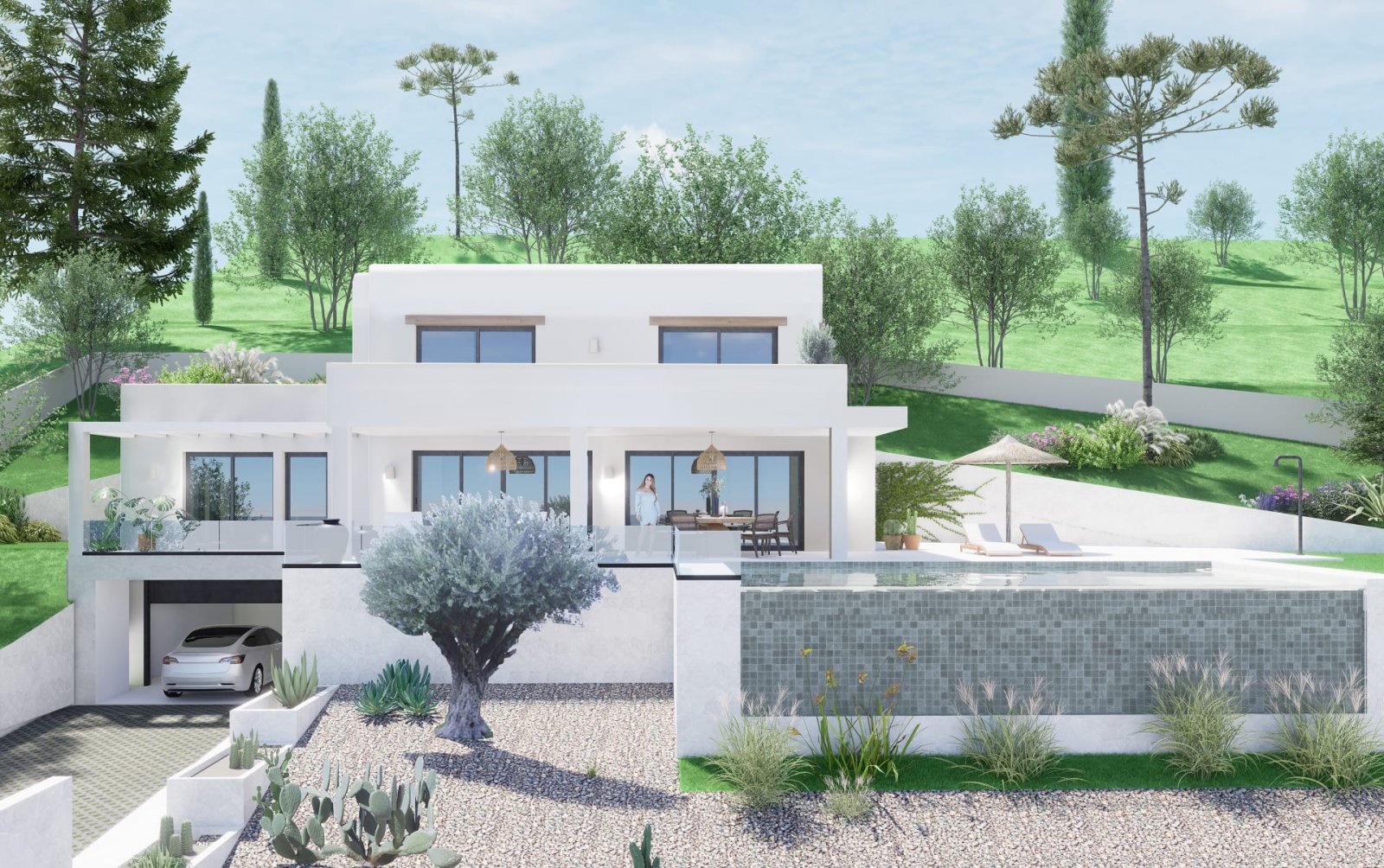 C4XY4518JAV Neubauvilla zum Verkauf in Rafalet, Jávea