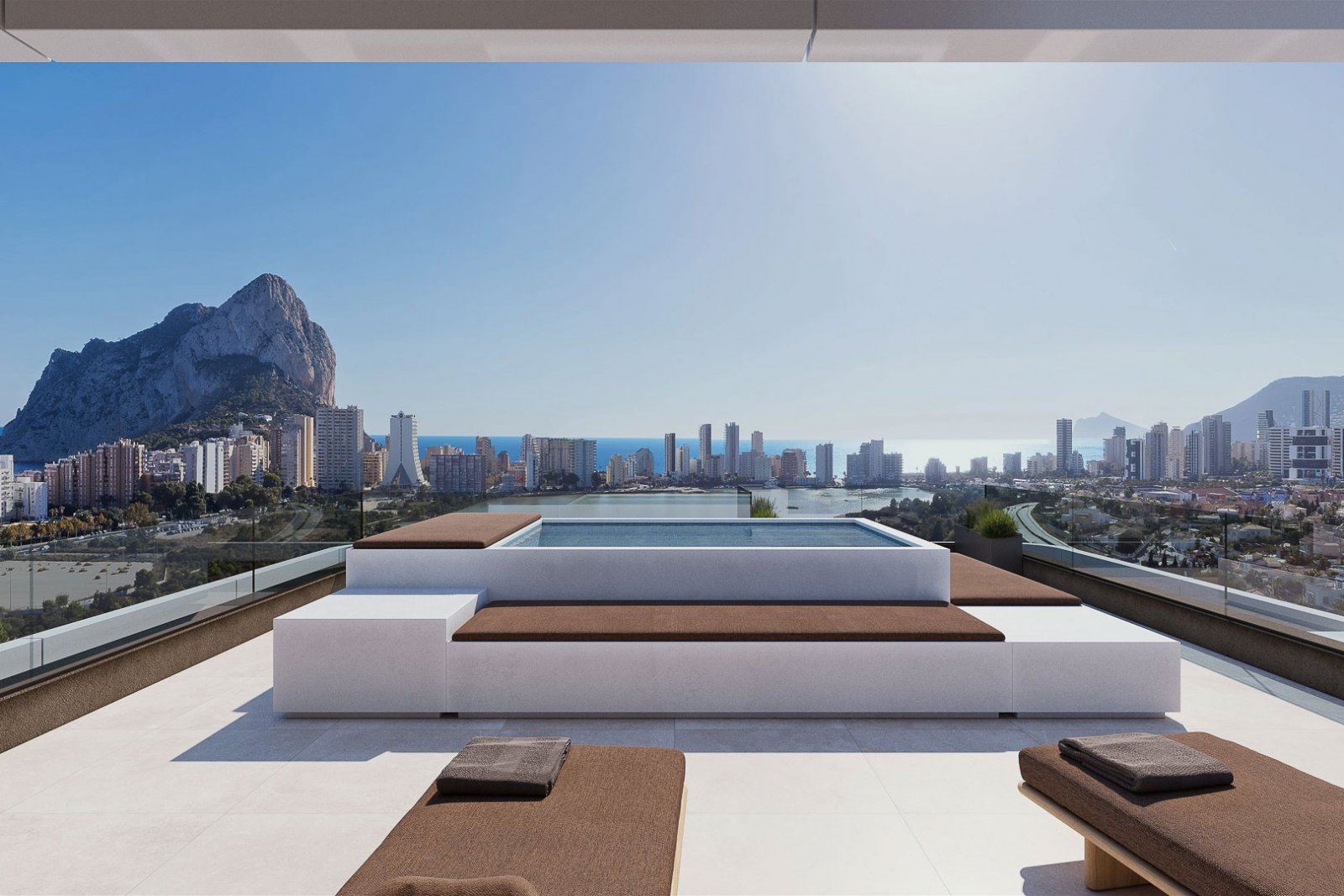 8265CAL Im Bau befindliche Luxusapartments mit Meerblick zum Verkauf in Calpe.