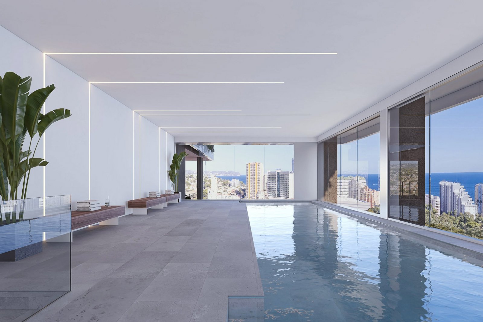 8265CAL Im Bau befindliche Luxusapartments mit Meerblick zum Verkauf in Calpe.