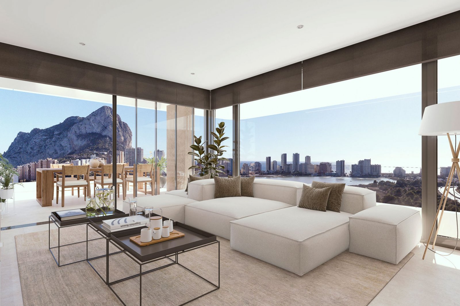 8265CAL Im Bau befindliche Luxusapartments mit Meerblick zum Verkauf in Calpe.