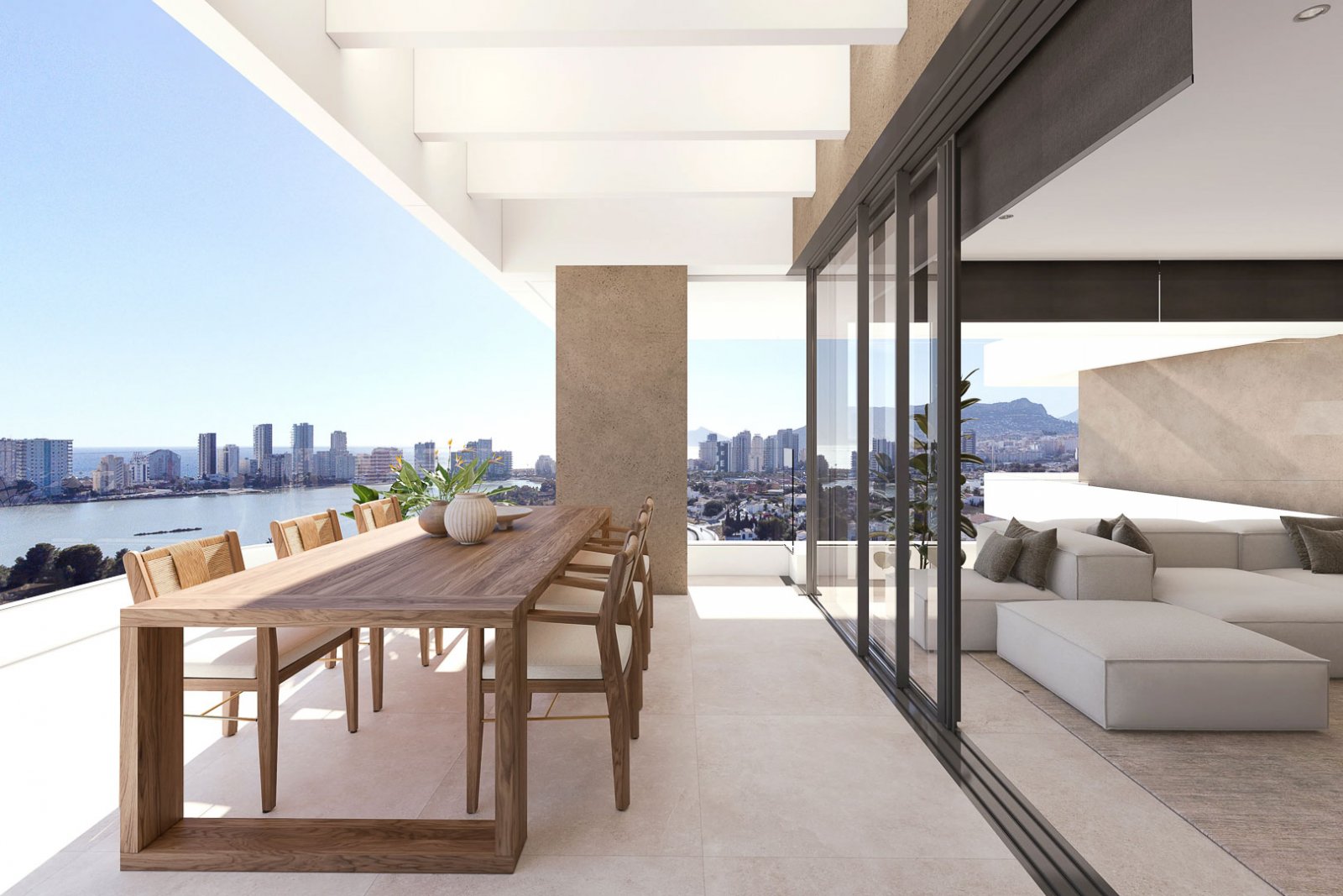 8265CAL Im Bau befindliche Luxusapartments mit Meerblick zum Verkauf in Calpe.