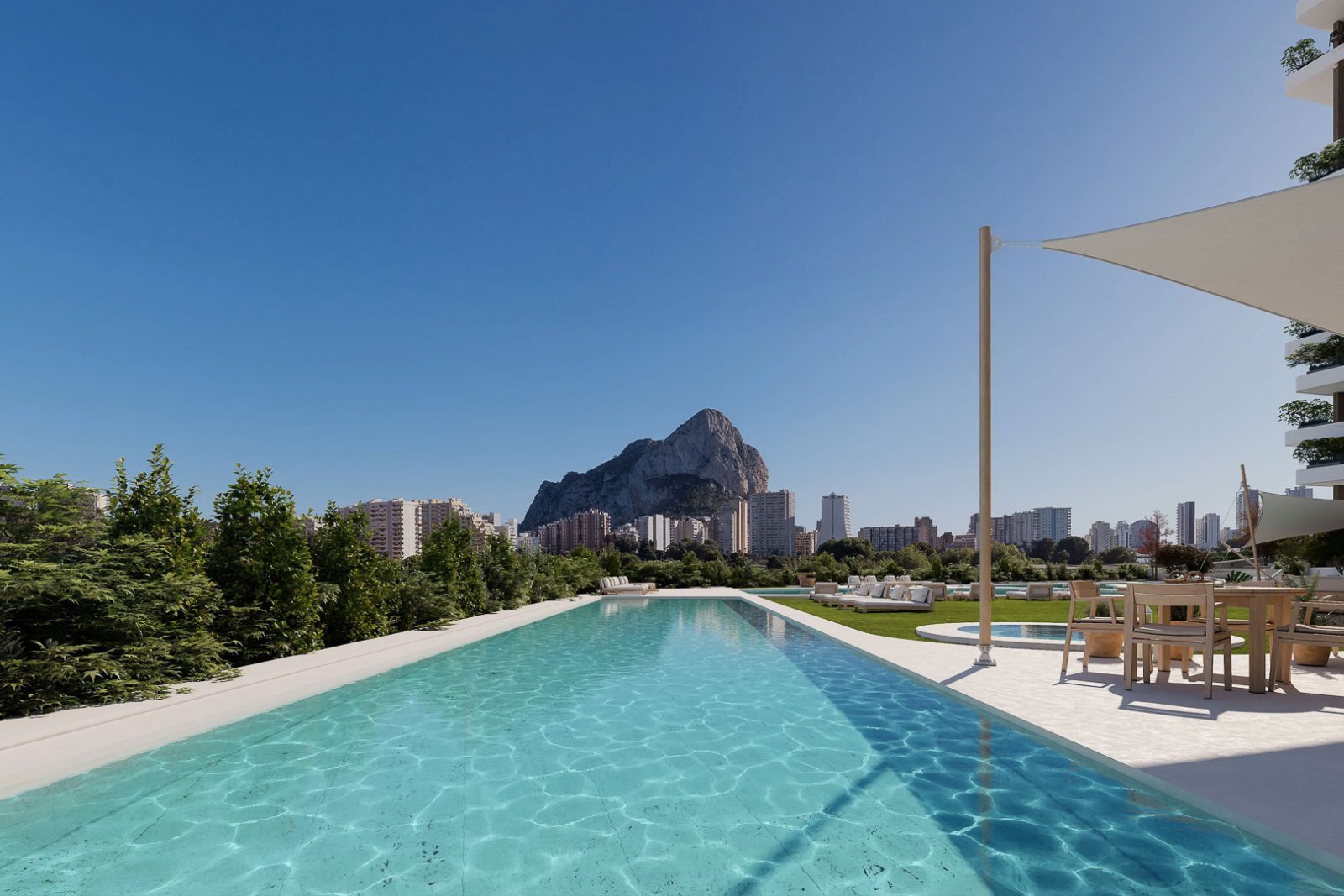 8265CAL Im Bau befindliche Luxusapartments mit Meerblick zum Verkauf in Calpe.