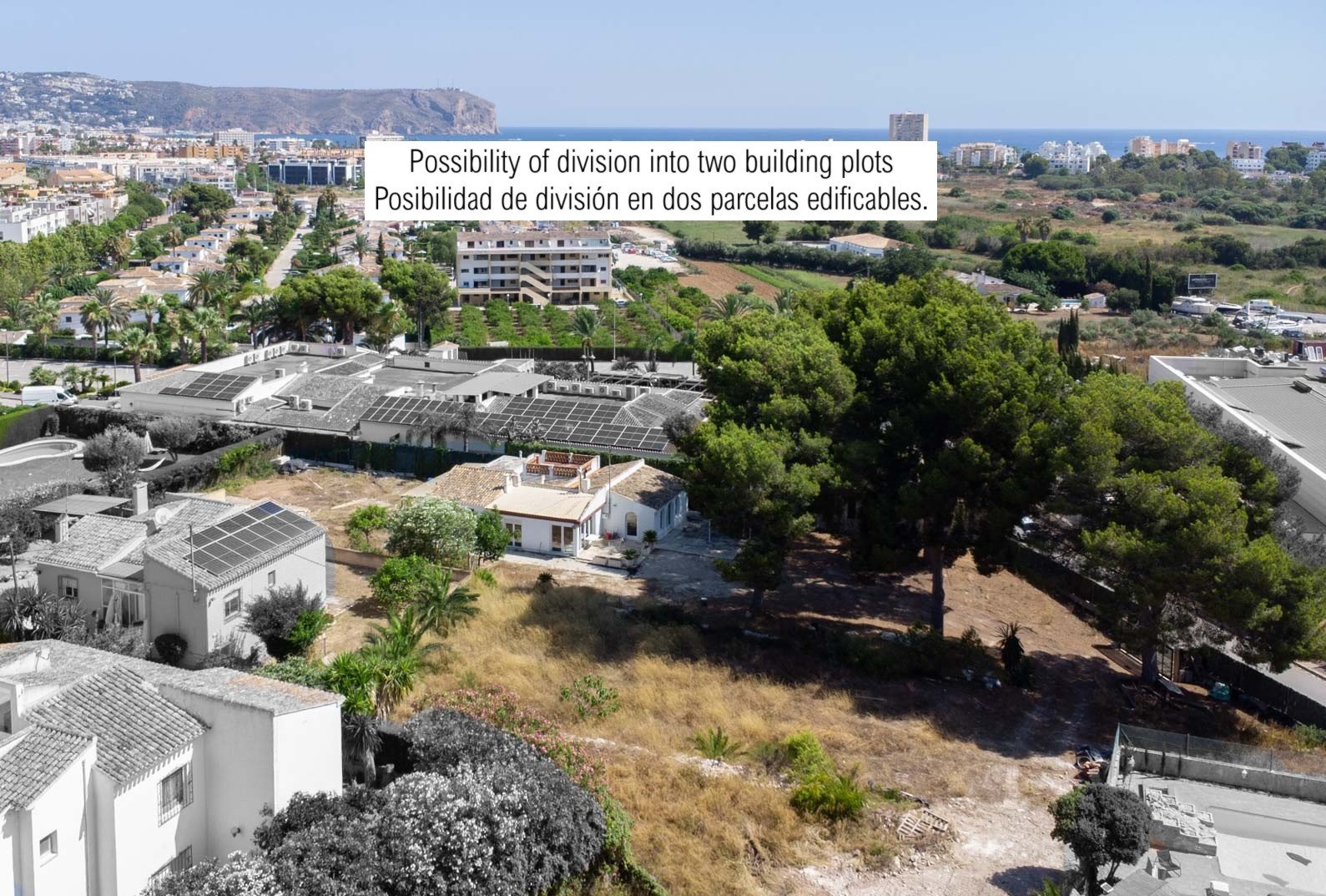 Javea: 4544JAV Grundstück von 2600 m2 mit Haus zu verkaufen nur wenige Gehminuten vom Sandstrand in Jávea entfernt  Javea: 4544JAV Grundstück von 2600 m2 mit Haus zu verkaufen nur wenige Gehminuten vom Sandstrand in Jávea entfernt