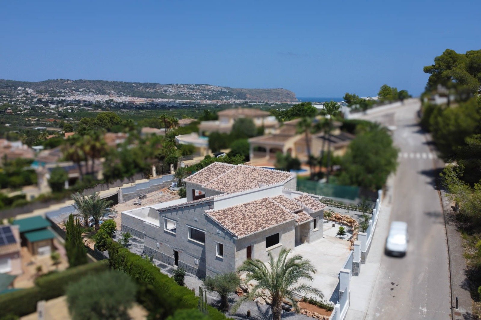 4551JAV Schöne traditionelle Neubauvilla zum Verkauf in Piver, Jávea
