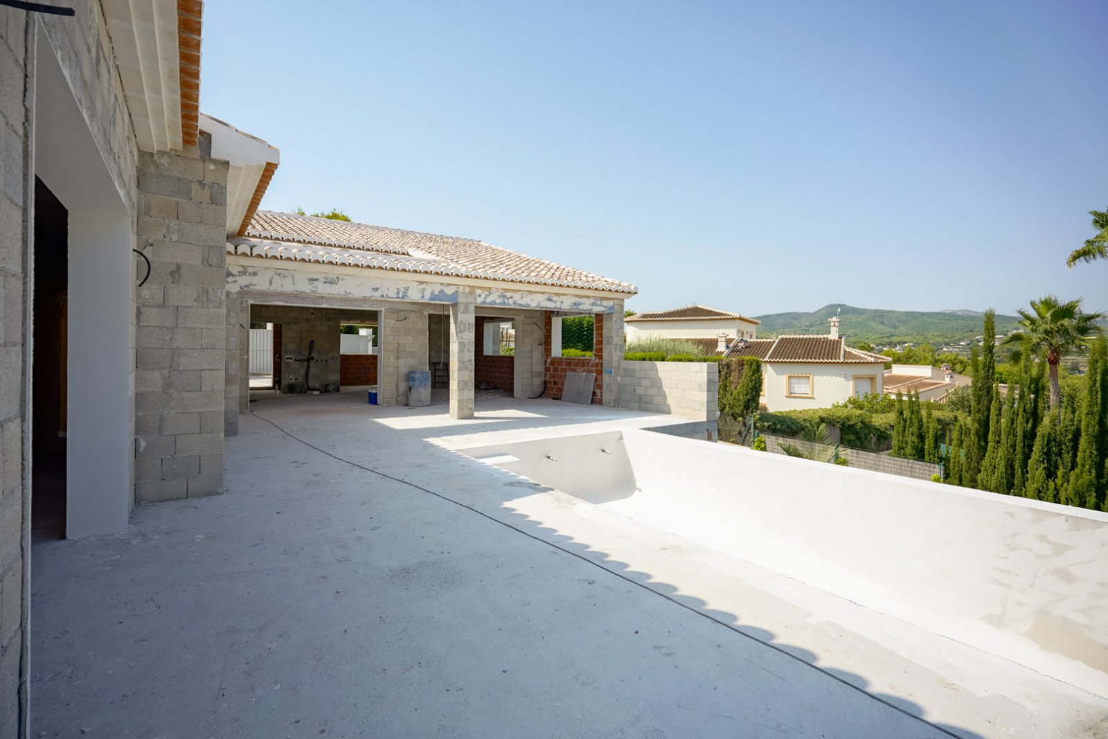 4551JAV Schöne traditionelle Neubauvilla zum Verkauf in Piver, Jávea