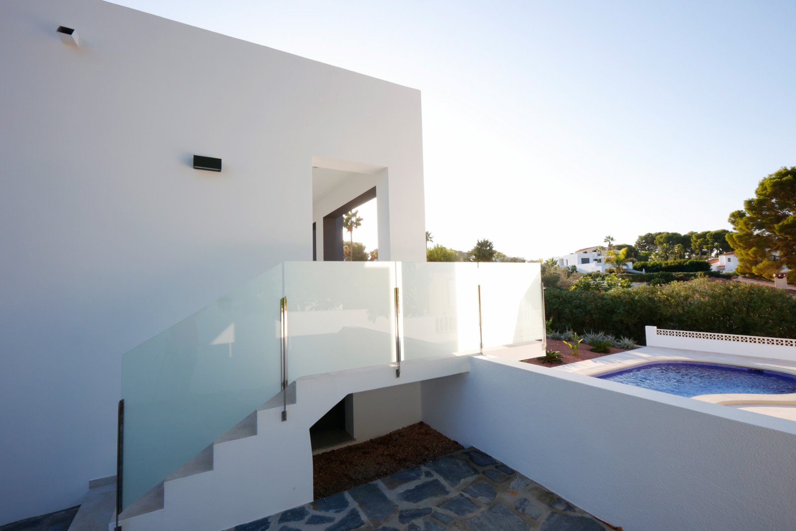 8308CAL Moderne Villa mit Bergblick, zu verkaufen in Calpe.