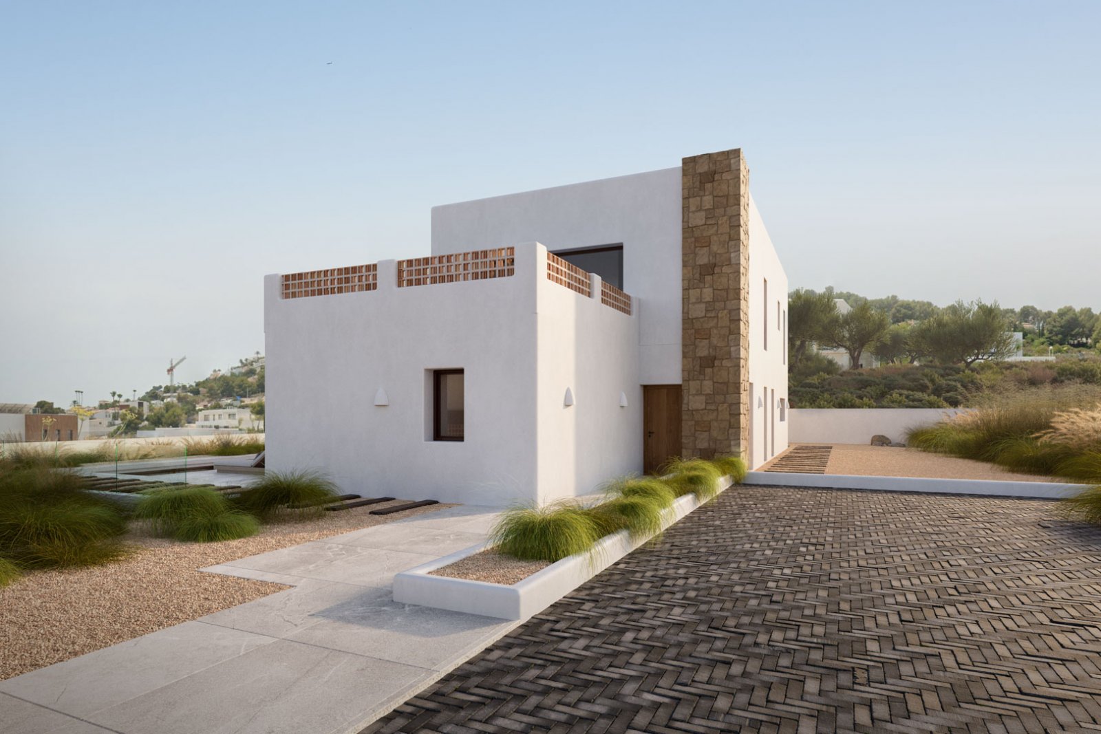 OFF8274MOR Modernes Villenprojekt mit Lizenz zum Verkauf in Moraira.