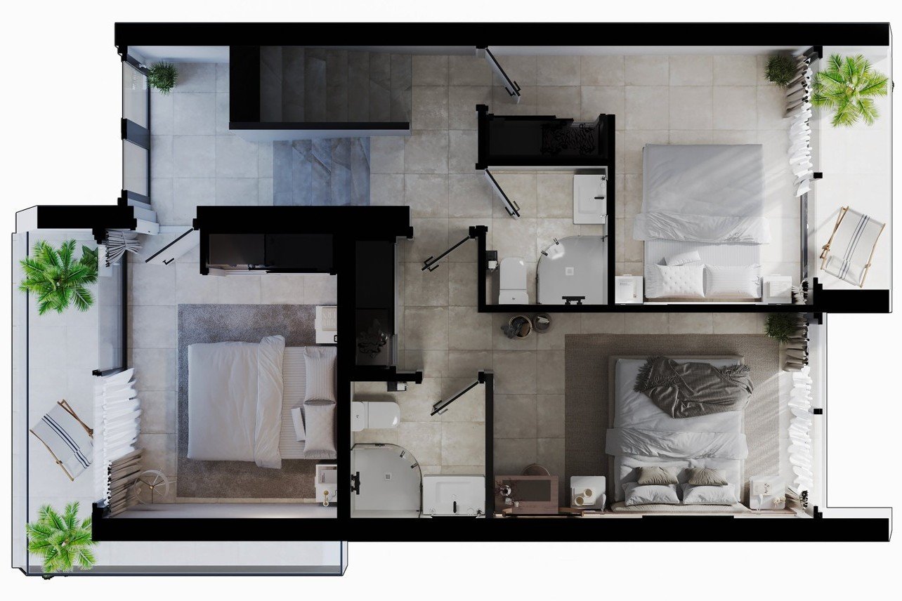 4568CAL Moderne Neubau-Doppelhaushälfte zum Verkauf in Calpe