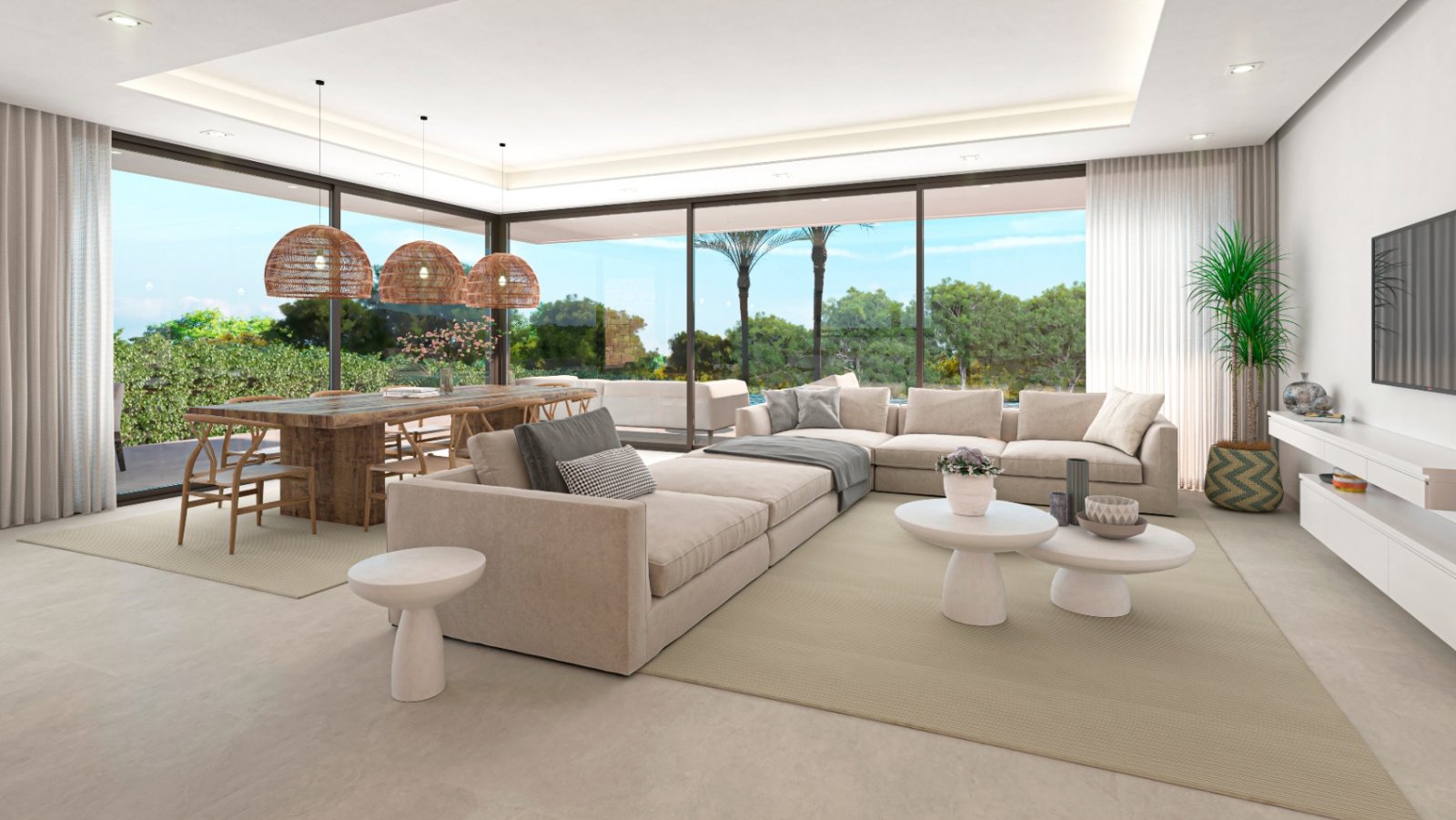 3628DEN Moderne neu gebaute Villa mit Meerblick in Denia zu verkaufen