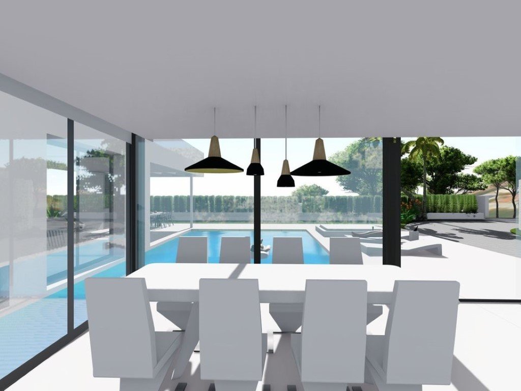 OFF6029CAL Moderne Neubauvilla mit Meerblick in Calpe zu verkaufen
