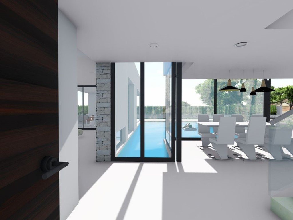 OFF6029CAL Moderne Neubauvilla mit Meerblick in Calpe zu verkaufen