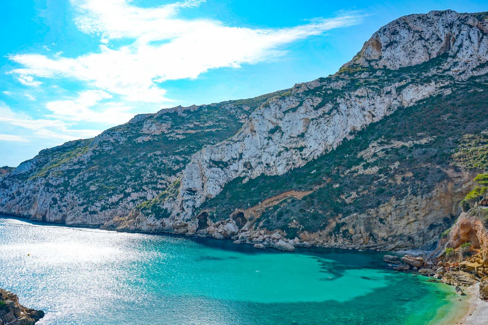 3999JAV Grundstück mit atemberaubendem Meerblick und Baugenehmigung zu verkaufen in Granadella, Jávea