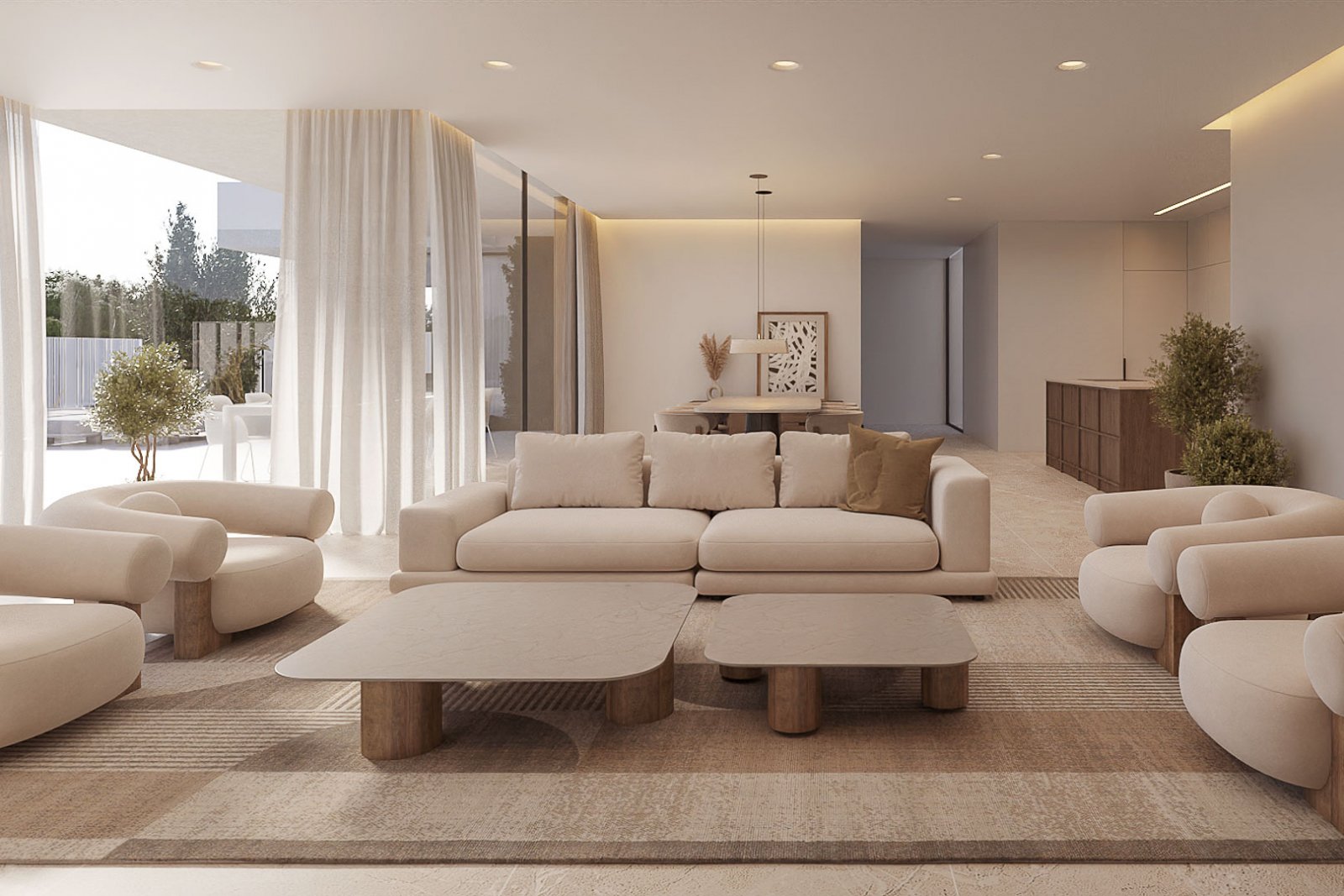 8219MOR Modernes Villenprojekt zum Verkauf in El Tesoro, Moraira.