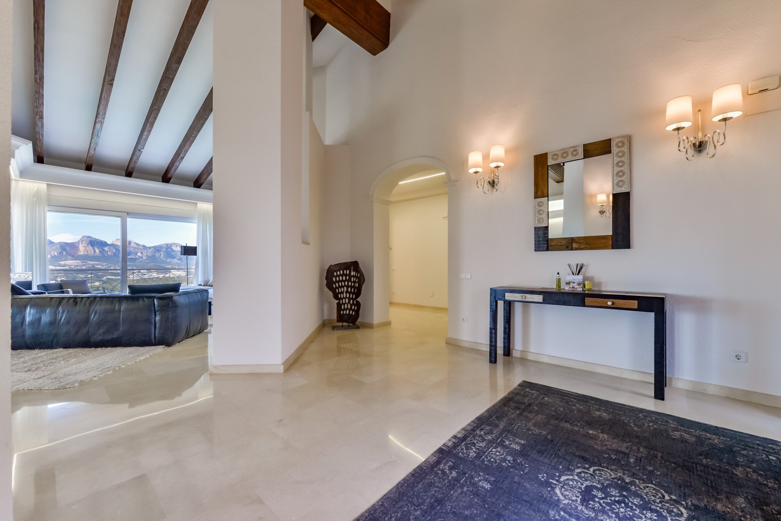 4495ALT Luxuriöse Villa mit Meerblick und geräumigem Gästehaus zum Verkauf in Sierra de Altea4495ALT Luxueuze villa met zeezicht en ruim gastenverblij