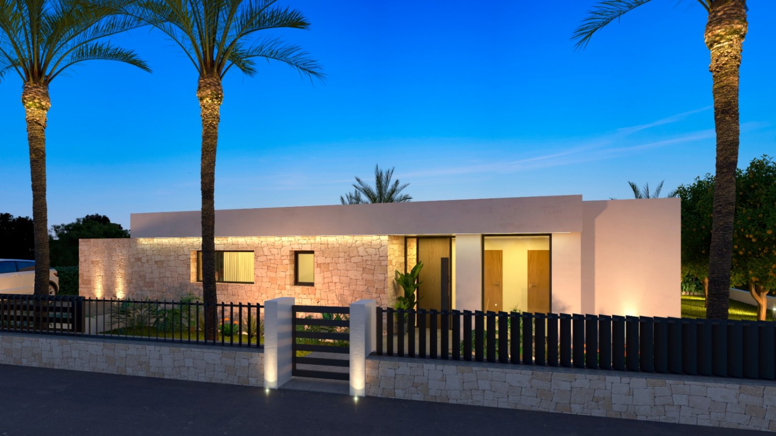 3628DEN Moderne neu gebaute Villa mit Meerblick in Denia zu verkaufen