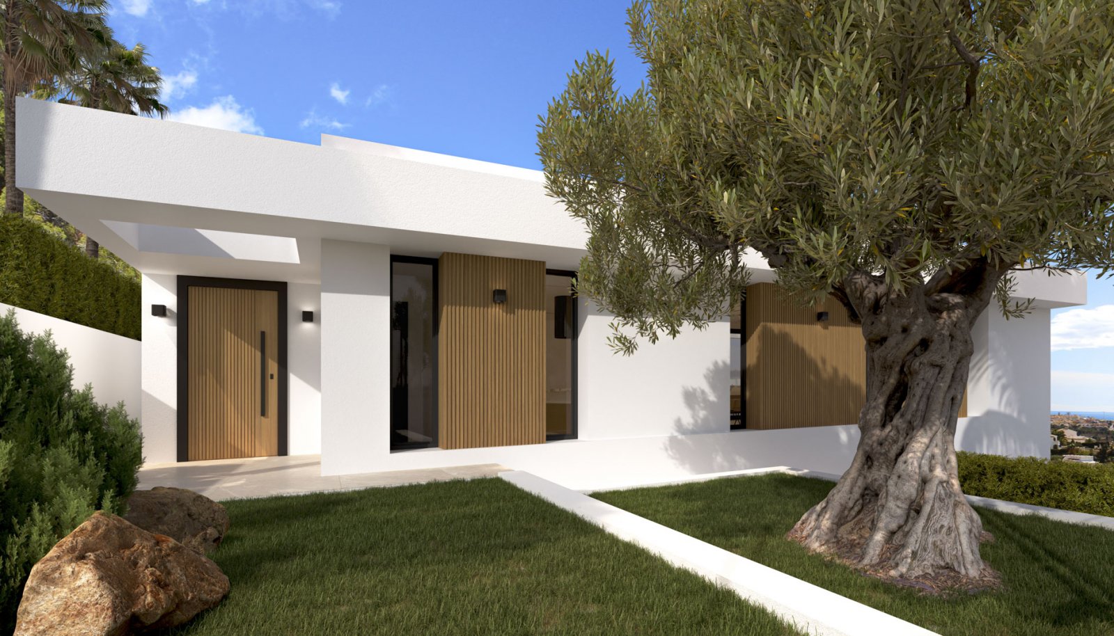 4389CAL Neubau-Villa im Erdgeschoss zum Verkauf in Calpe