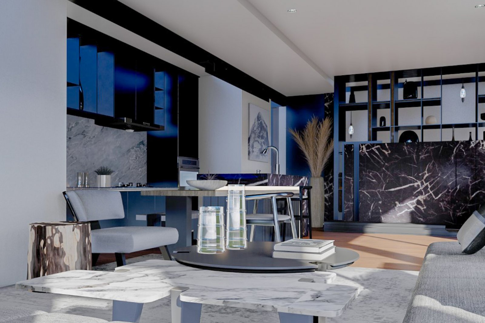 8214PED Moderne Villa mit Meerblick im Bau zum Verkauf in Monte Solana, Pedreguer.