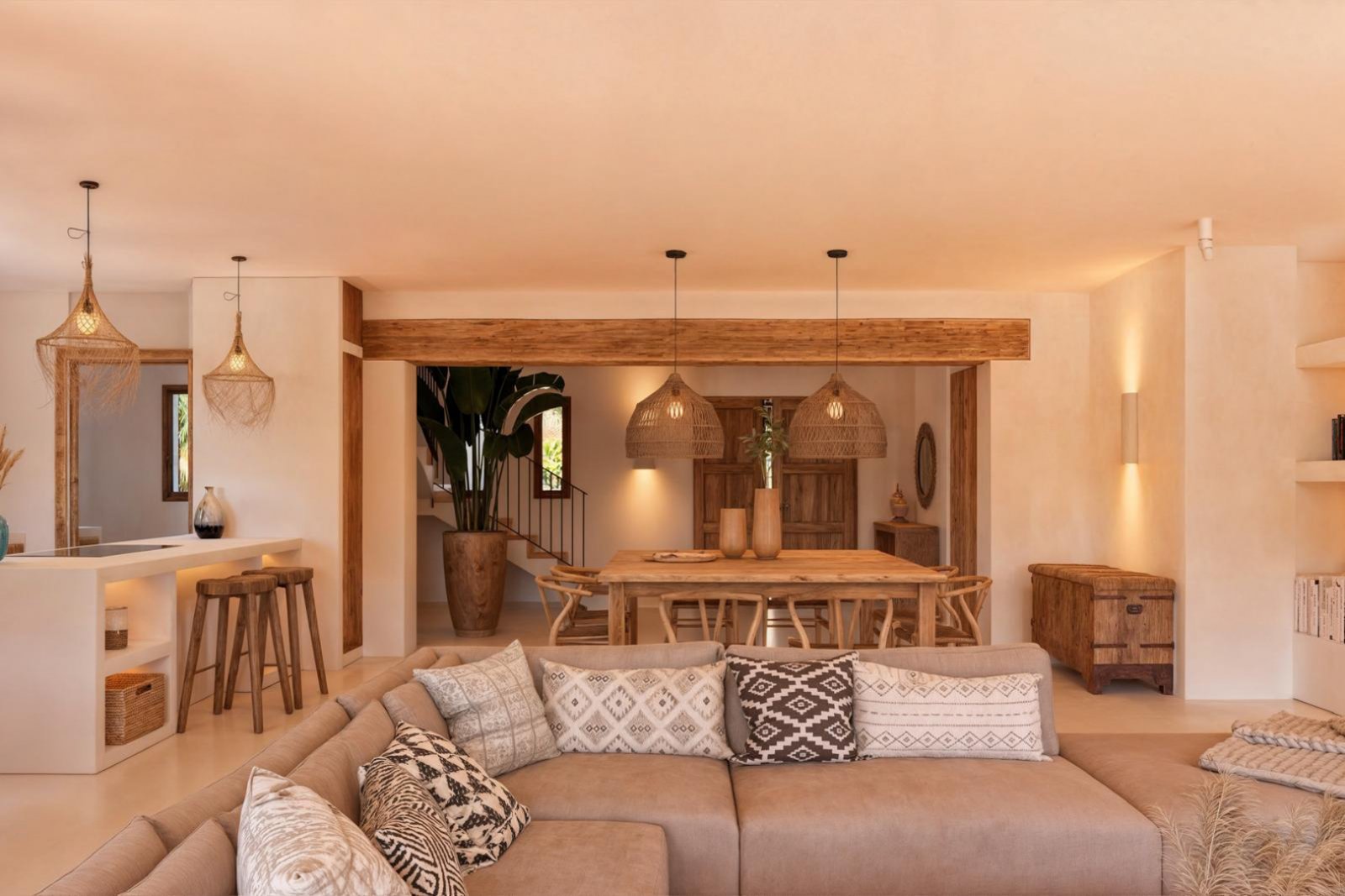 4456BEN Rustikale mediterrane Luxusvilla mit Meer- und Bergblick zu verkaufen in Benimarco, Teulada