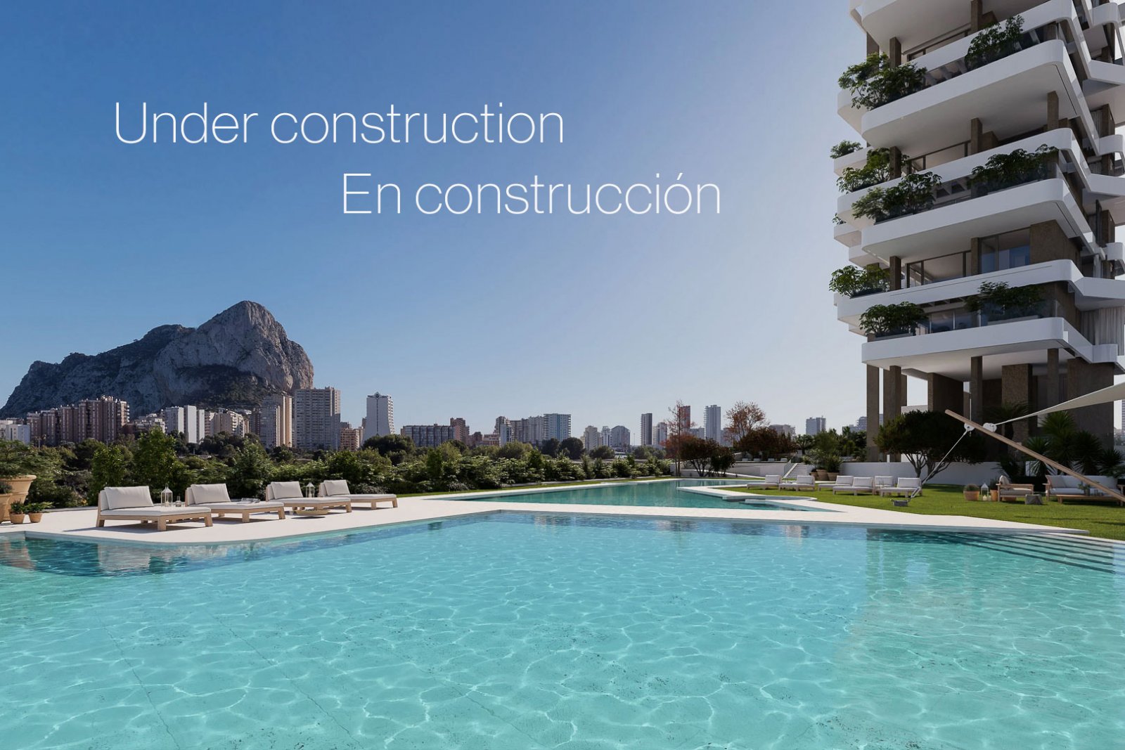 Calpe: 8265CAL Im Bau befindliche Luxusapartments mit Meerblick zum Verkauf in Calpe.  Calpe: 8265CAL Im Bau befindliche Luxusapartments mit Meerblick zum Verkauf in Calpe.